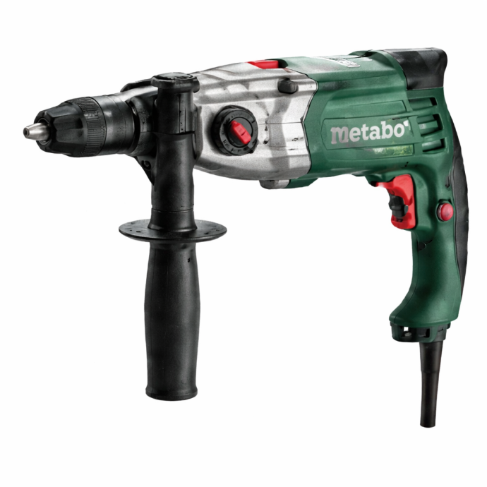 Taladro de percusión electrónico de dos velocidades de 850 vatios SBE 800-2