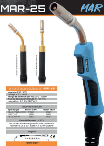 Antorcha de soldadura FB-25 Mod MAR