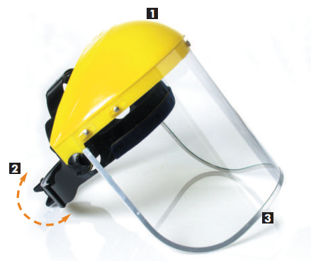 [79300] Visor transparente Superface Clara